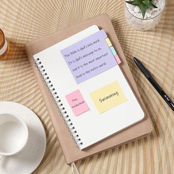 Sticky Note Set, 410 Pack, Pastel Colors, Sticky Notes Tabs, Divider Sticky Note - Picture 2 of 9